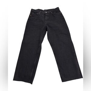 Brand NEW Zara Women's Wide Leg Black Jeans